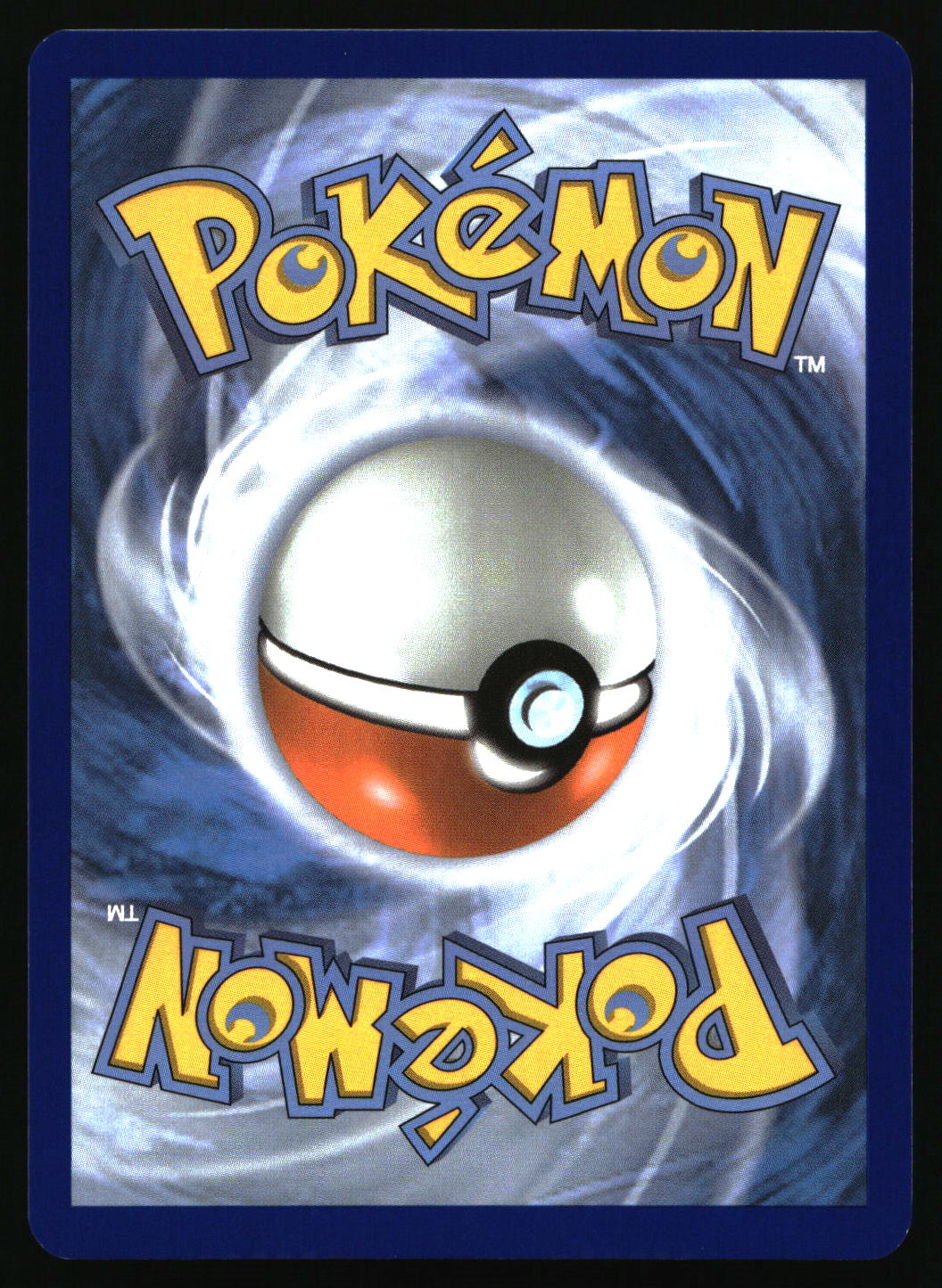 Pokémon logo with a Poké Ball in the center on a blue background