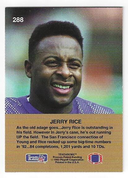 1993 Playoff #288 Jerry Rice