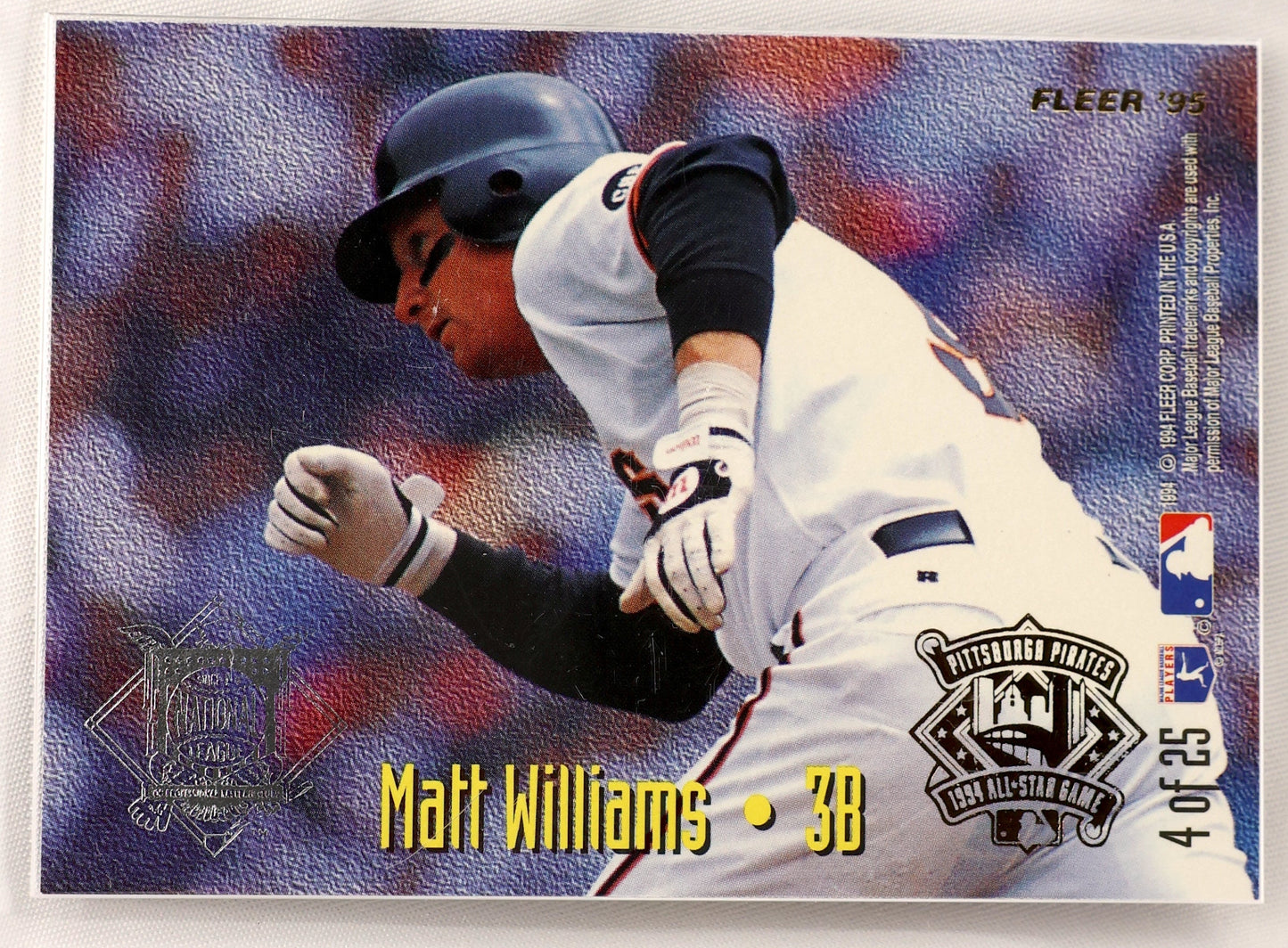 1995 Fleer #4 Wade Boggs / Matt Williams All-Stars