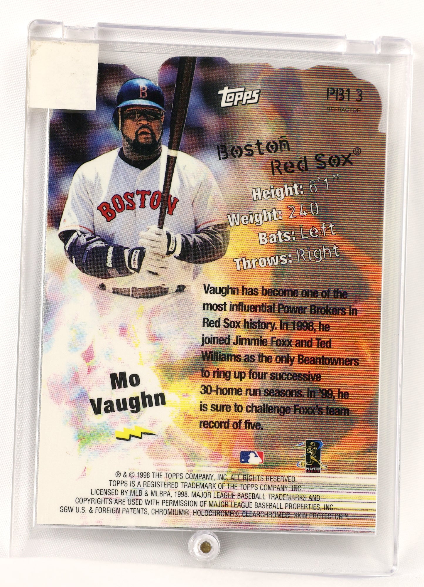 1999 Topps #PB13 Mo Vaughn Power Brokers