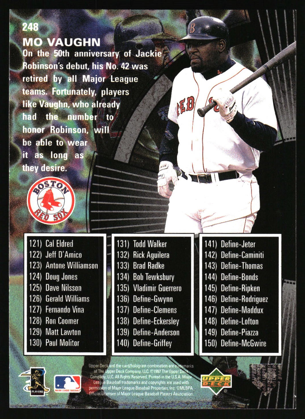 1998 Upper Deck #248 Mo Vaughn