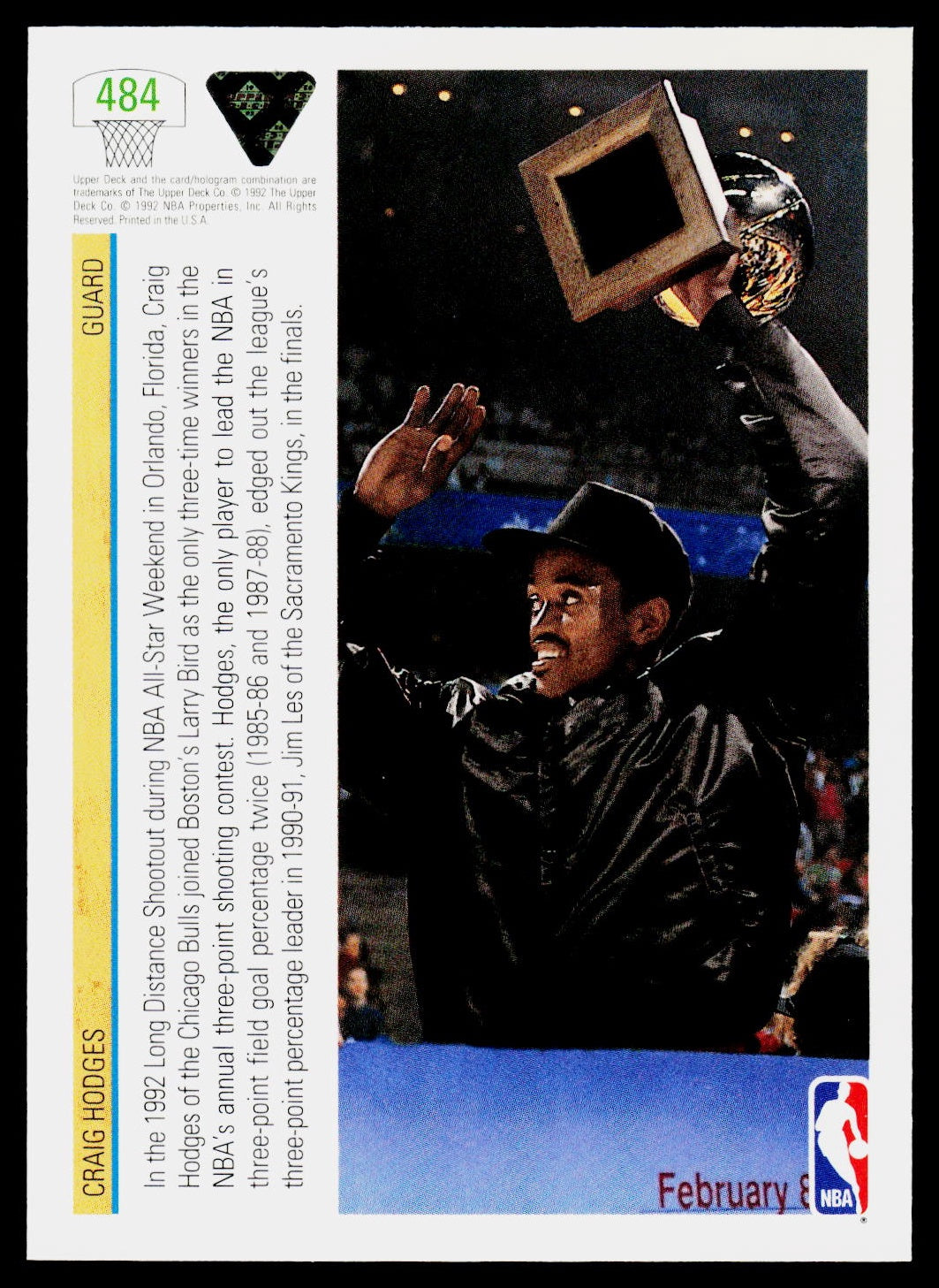 1991-92 Upper Deck #484 Craig Hodges