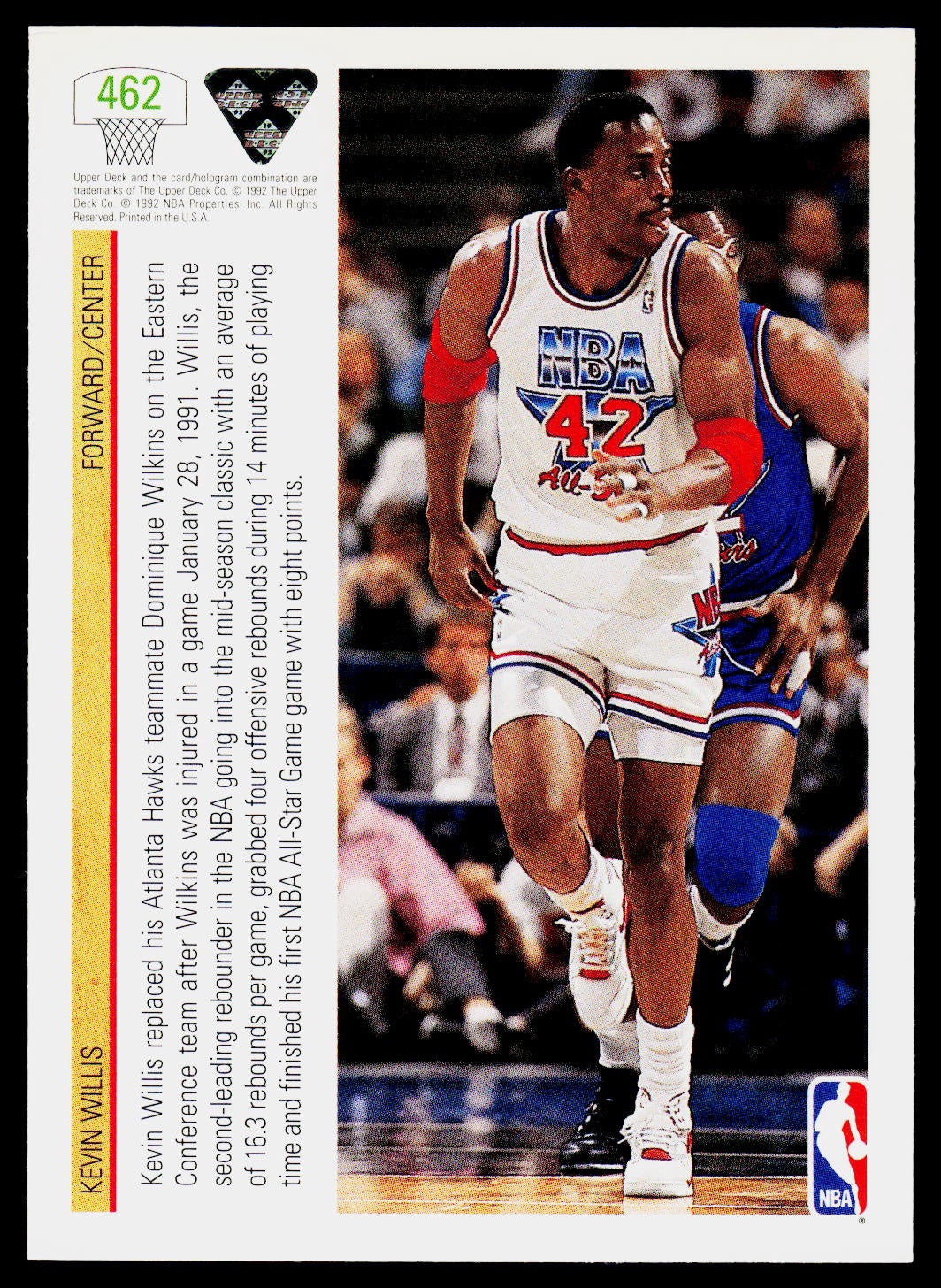 1991-92 Upper Deck #462 Kevin Willis