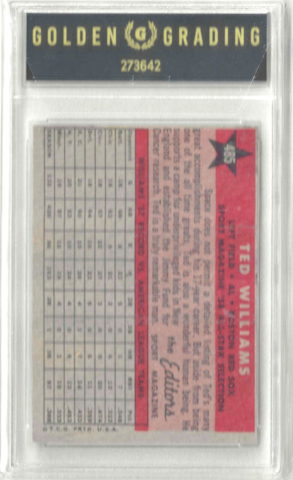1958 Topps #485 Ted Williams
