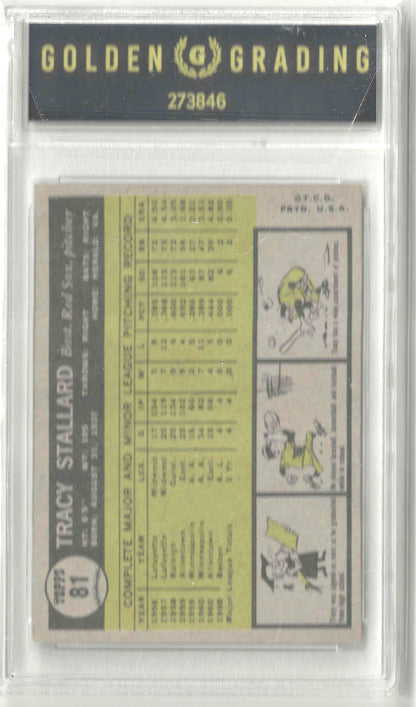 1961 Topps #81 Tracy Stallard Graded