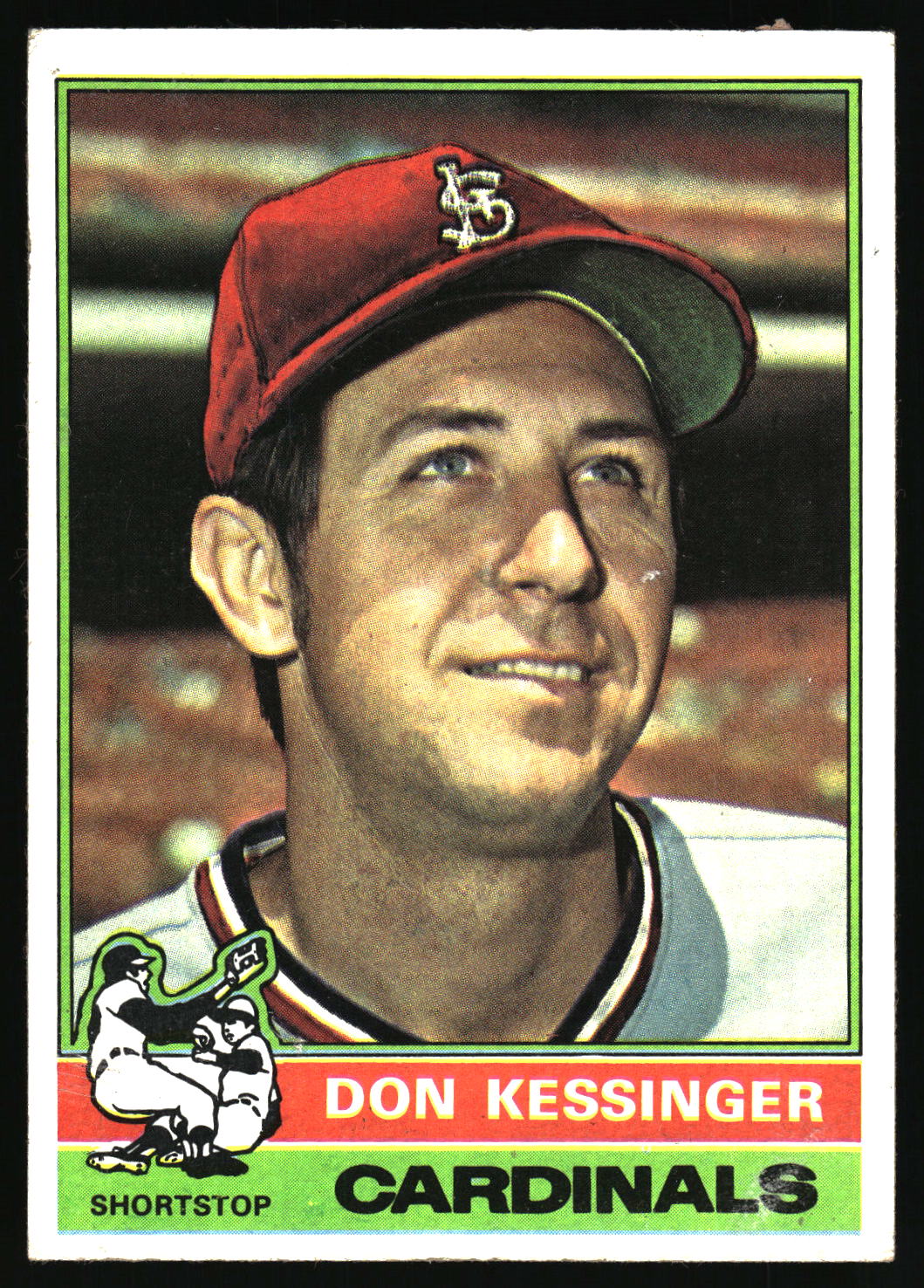 A vintage baseball trading card featuring Don Kessinger of the St. Louis Cardinals.