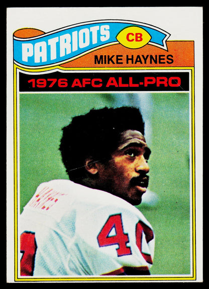 Patriots Cornerback Mike Haynes