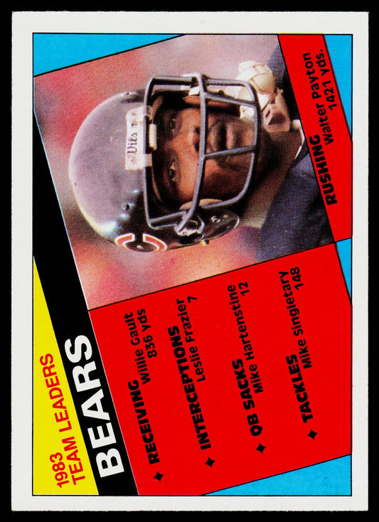 Bears Team Leaders Walter Payton