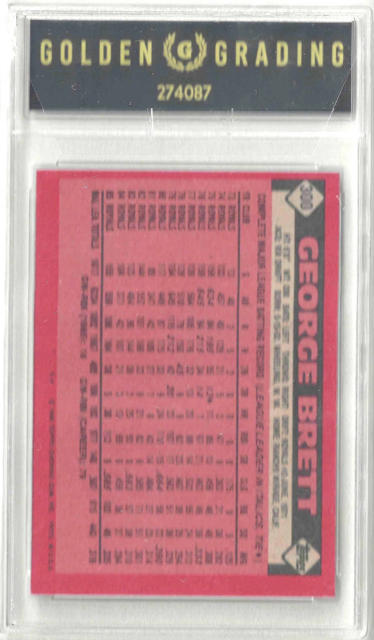 1986 Topps #300 George Brett
