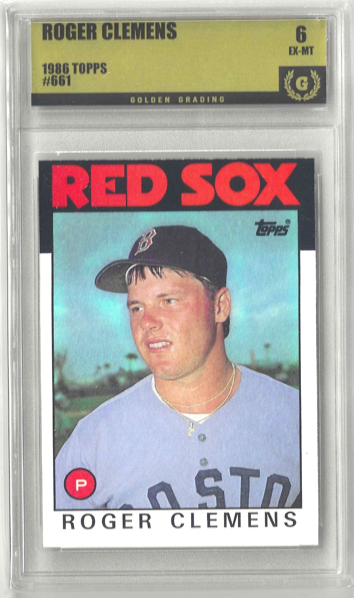 1986 Topps #661 Roger Clemens