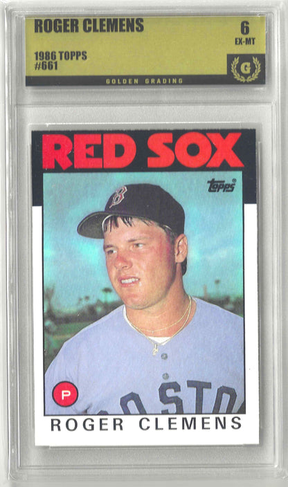 1986 Topps #661 Roger Clemens