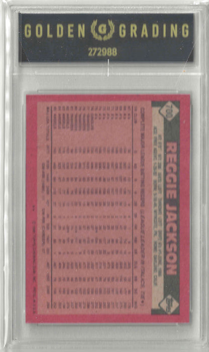 1986 Topps #700 Reggie Jackson Grade 7