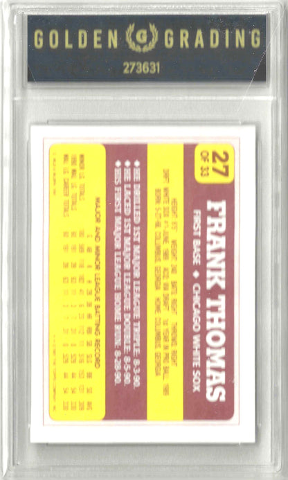 1991 Topps Toys "R" Us Rookies #27 Frank Thomas