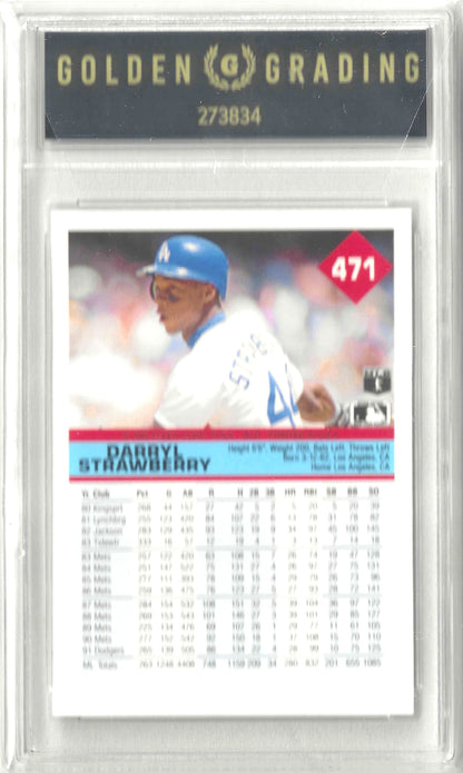 1992 Fleer #471 Darryl Strawberry