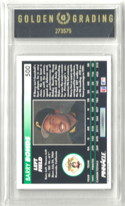 1992 Pinnacle #500 Barry Bonds