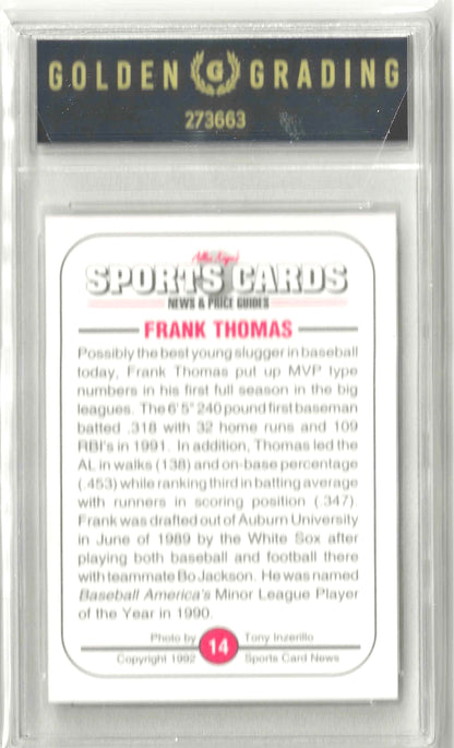 1992 Sports Cards News Gold #14 Frank Thomas