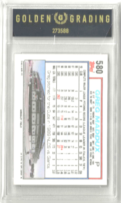1992 Topps Micro #580 Greg Maddux
