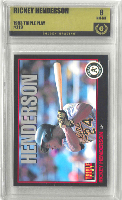 1993 Triple Play #219 Rickey Henderson