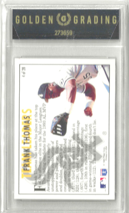 1994 Fleer #4 Frank Thomas Team Leaders Grade 8