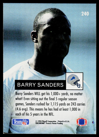 1994 Playoff #240 Barry Sanders