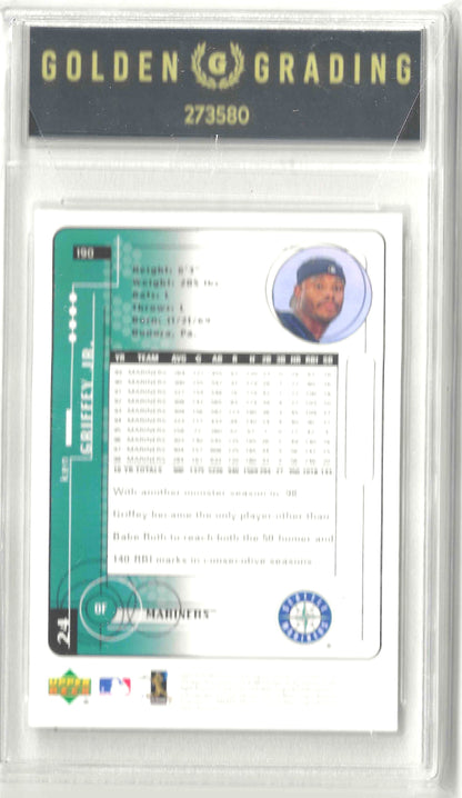 1999 Upper Deck MVP #190 Ken Griffey Jr. Grade 9