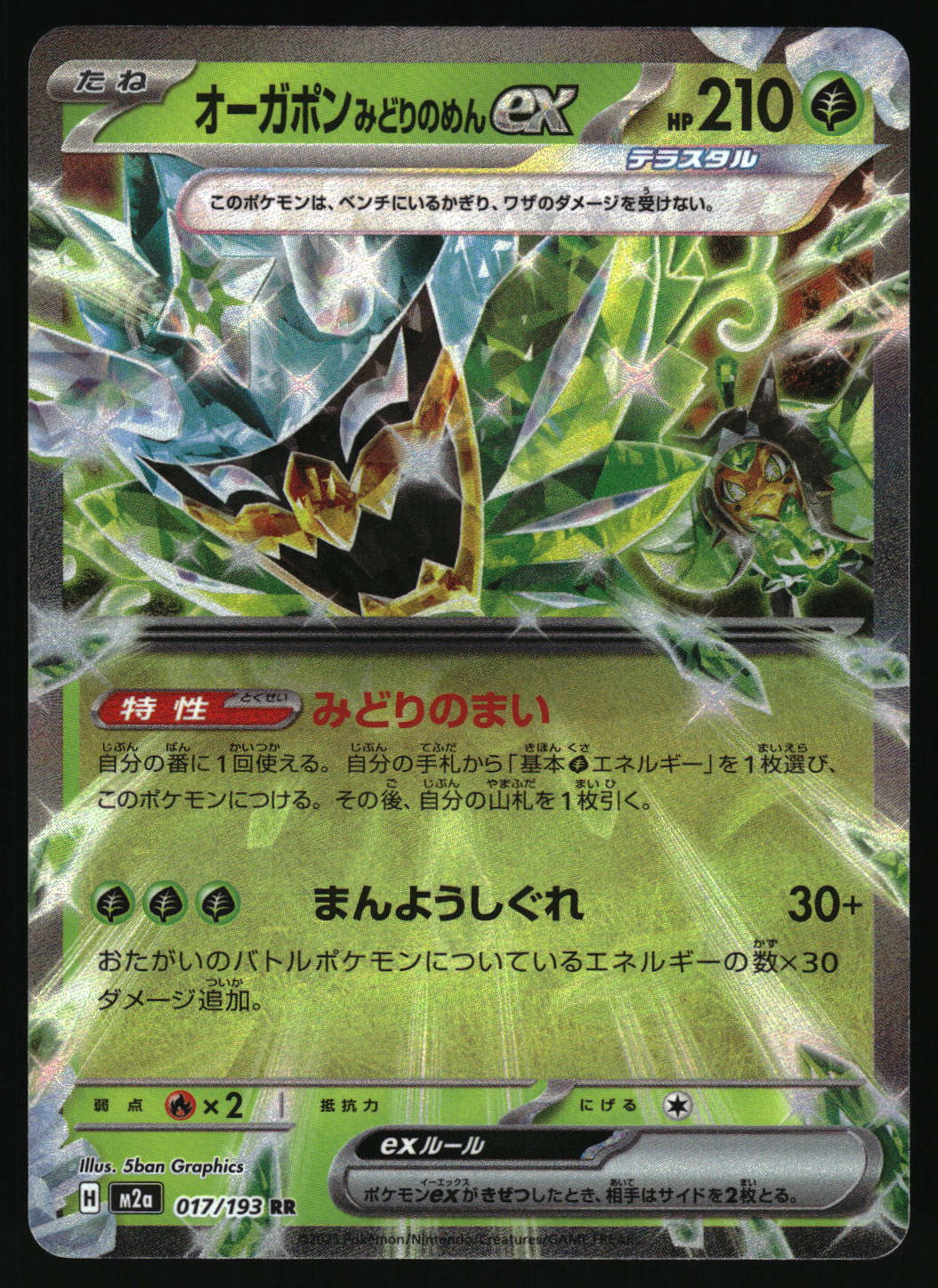 Pokémon trading card with detailed artwork and text