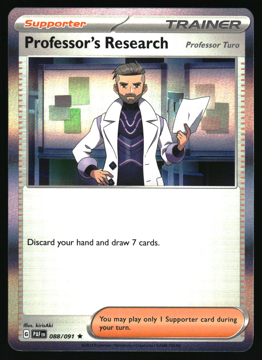 SV: Paldean Fates #088/091 Professor's Research
