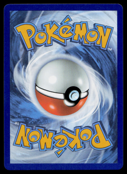Pokémon trading card with a Poké Ball design on a blue background