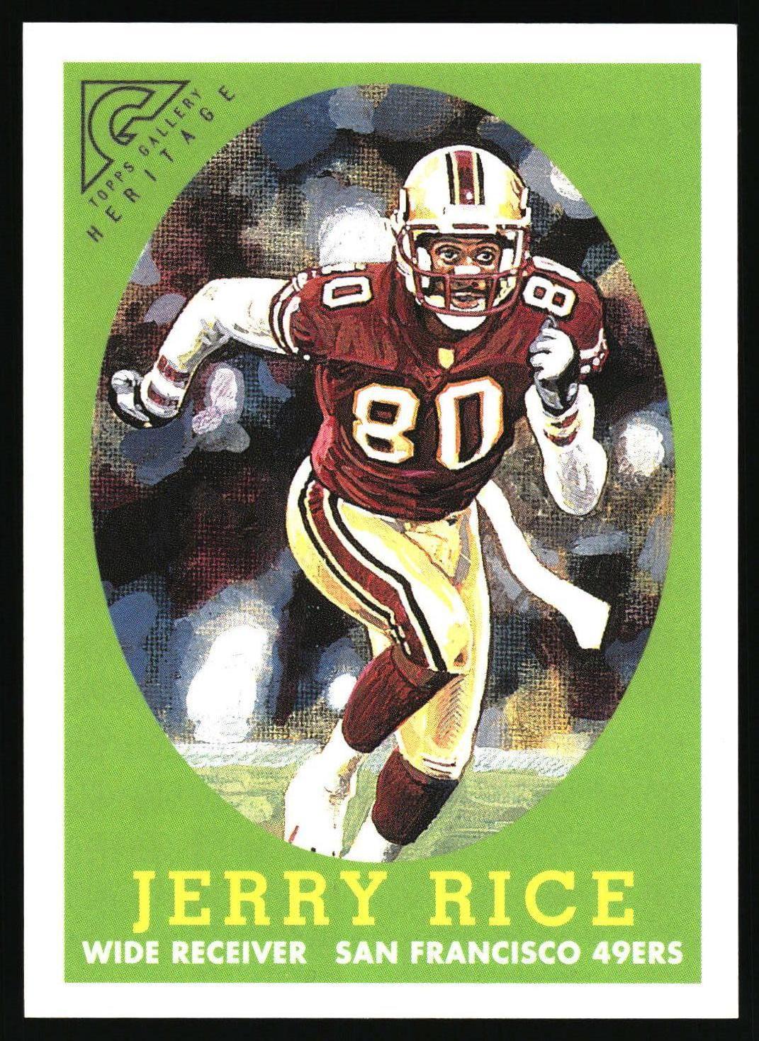 2001 Topps Gallery #GH6 Jerry Rice Heritage
