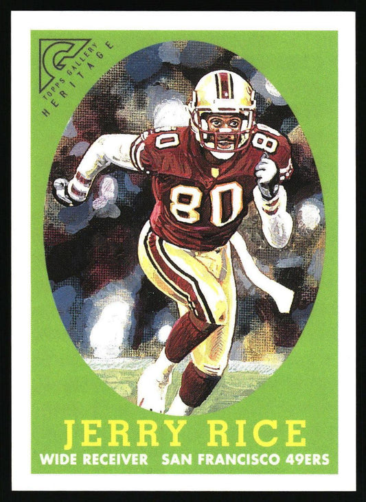 2001 Topps Gallery #GH6 Jerry Rice Heritage