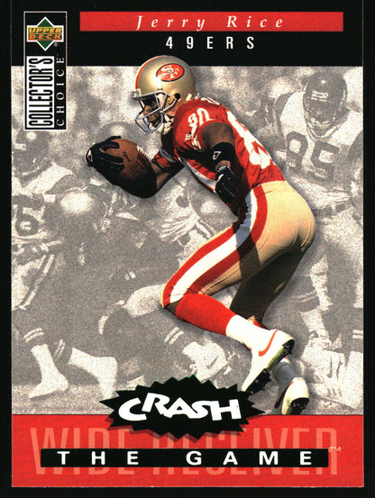 1994 Collector's Choice #C21 Jerry Rice You Crash the Game Silver Exchange