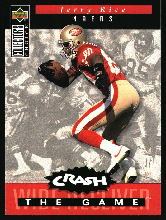 1994 Collector's Choice #C21 Jerry Rice You Crash the Game Silver Exchange