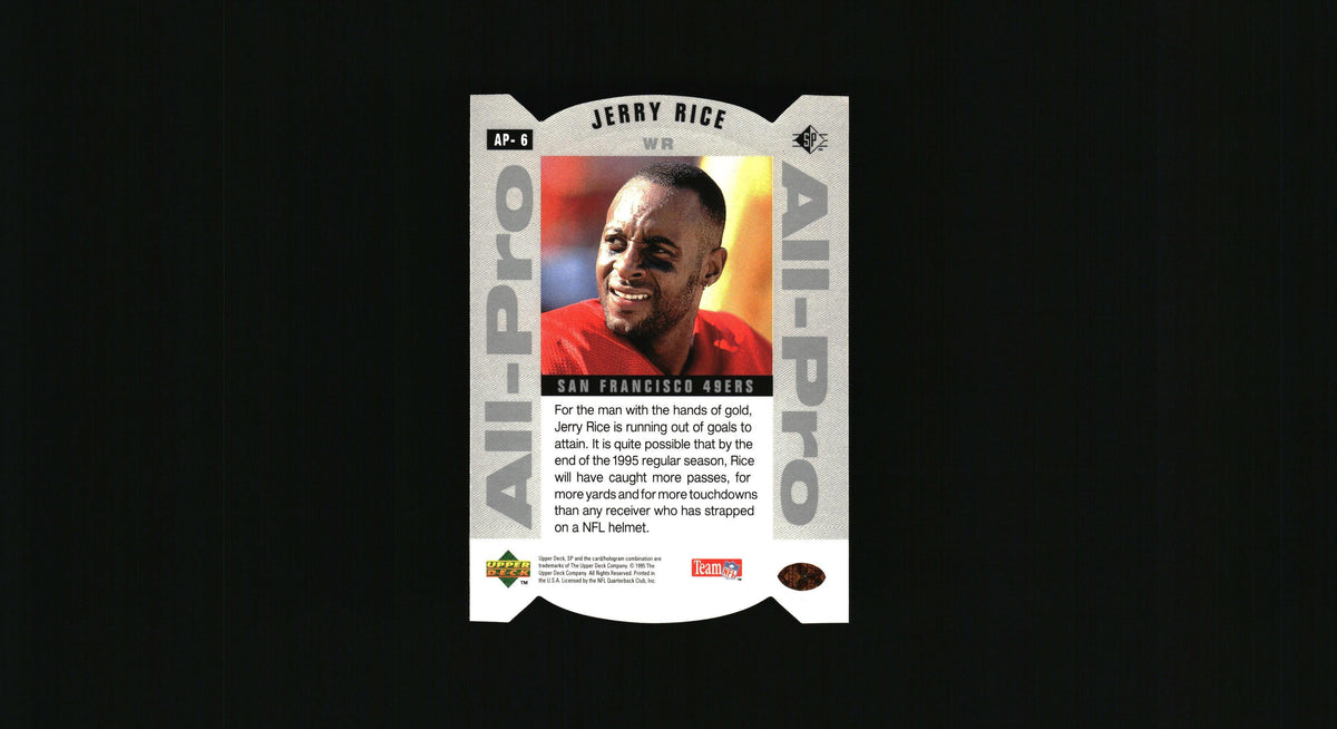1995 SP #AP-6 Jerry Rice All-Pros Die Cut