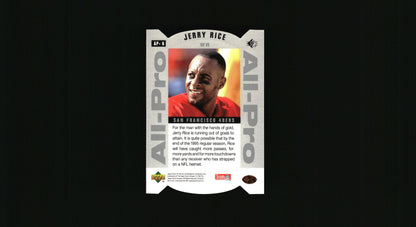 1995 SP #AP-6 Jerry Rice All-Pros Die Cut