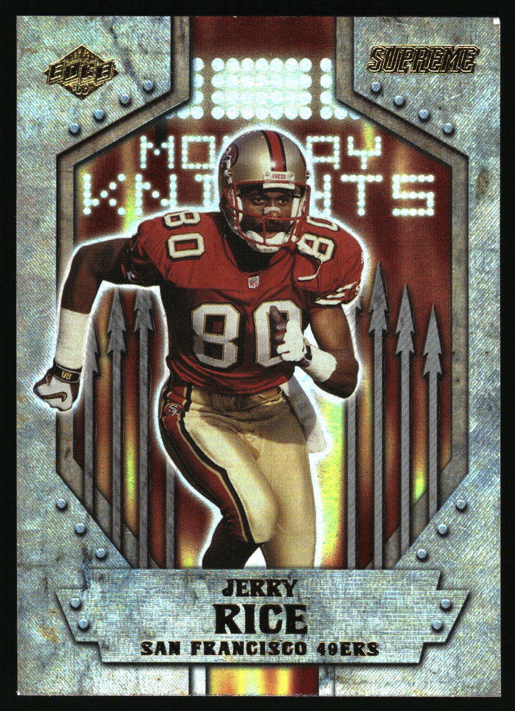 2000 Collector's Edge Supreme #MK16 Jerry Rice Monday Knights