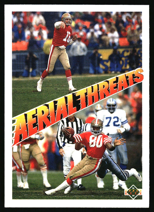 1991 Upper Deck #35 Joe Montana / Jerry Rice
