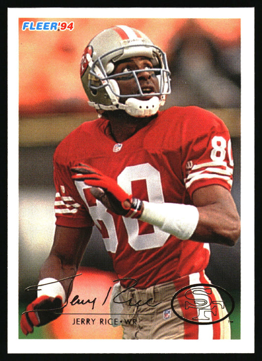 1994 Fleer Shell FACT #108 Jerry Rice