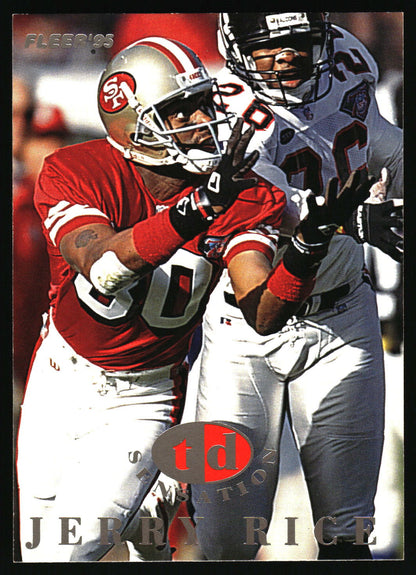 1995 Fleer #5 Jerry Rice TD Sensations