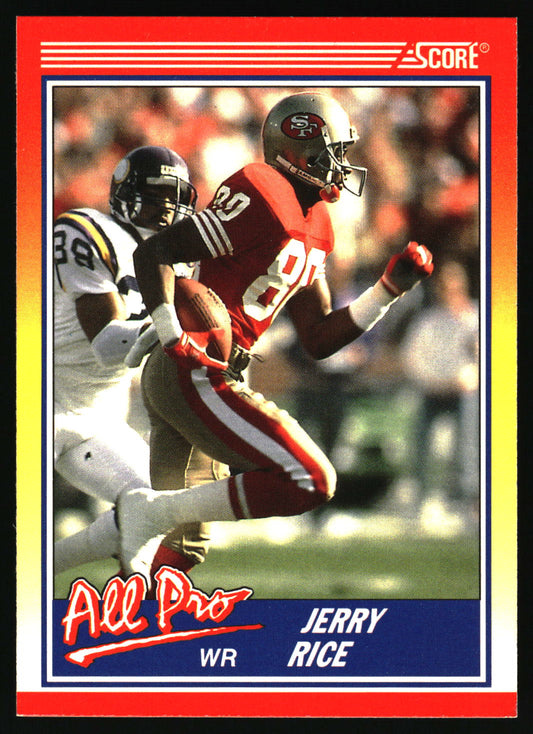 Score card All Pro Jerry Rice 