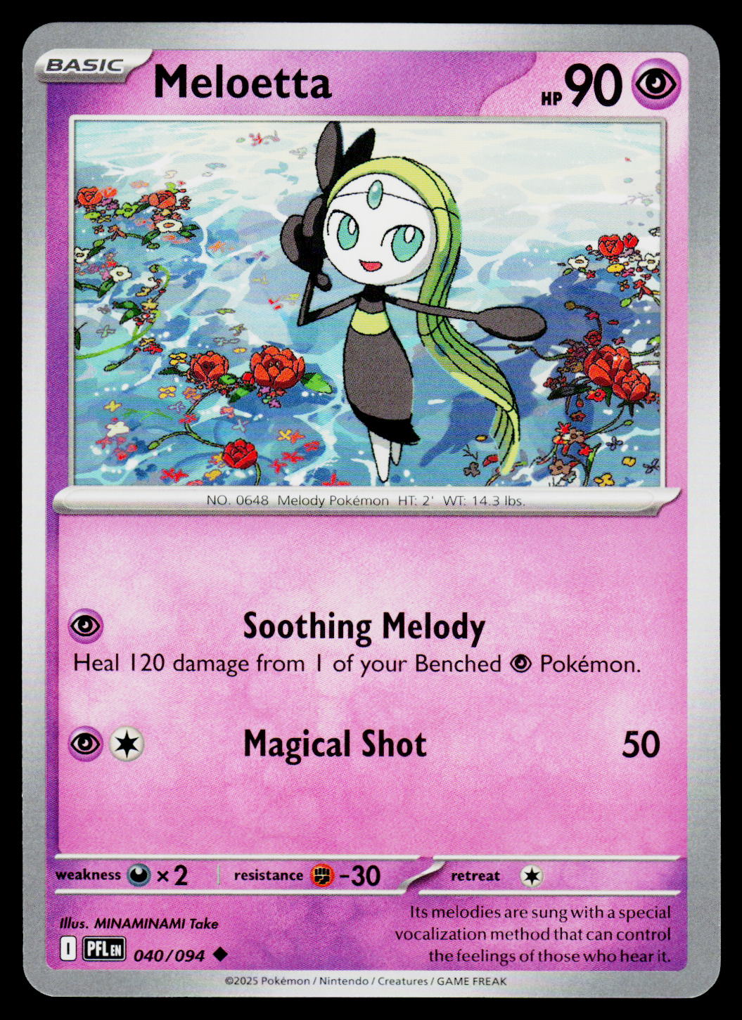 ME02: Phantasmal Flames #040/094 Meloetta