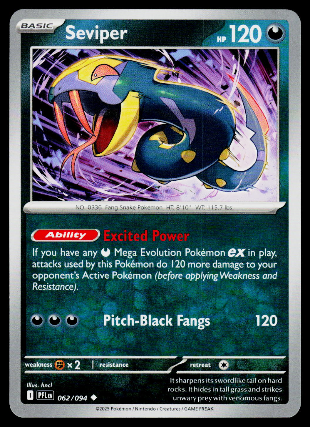ME02: Phantasmal Flames #062/094 Seviper