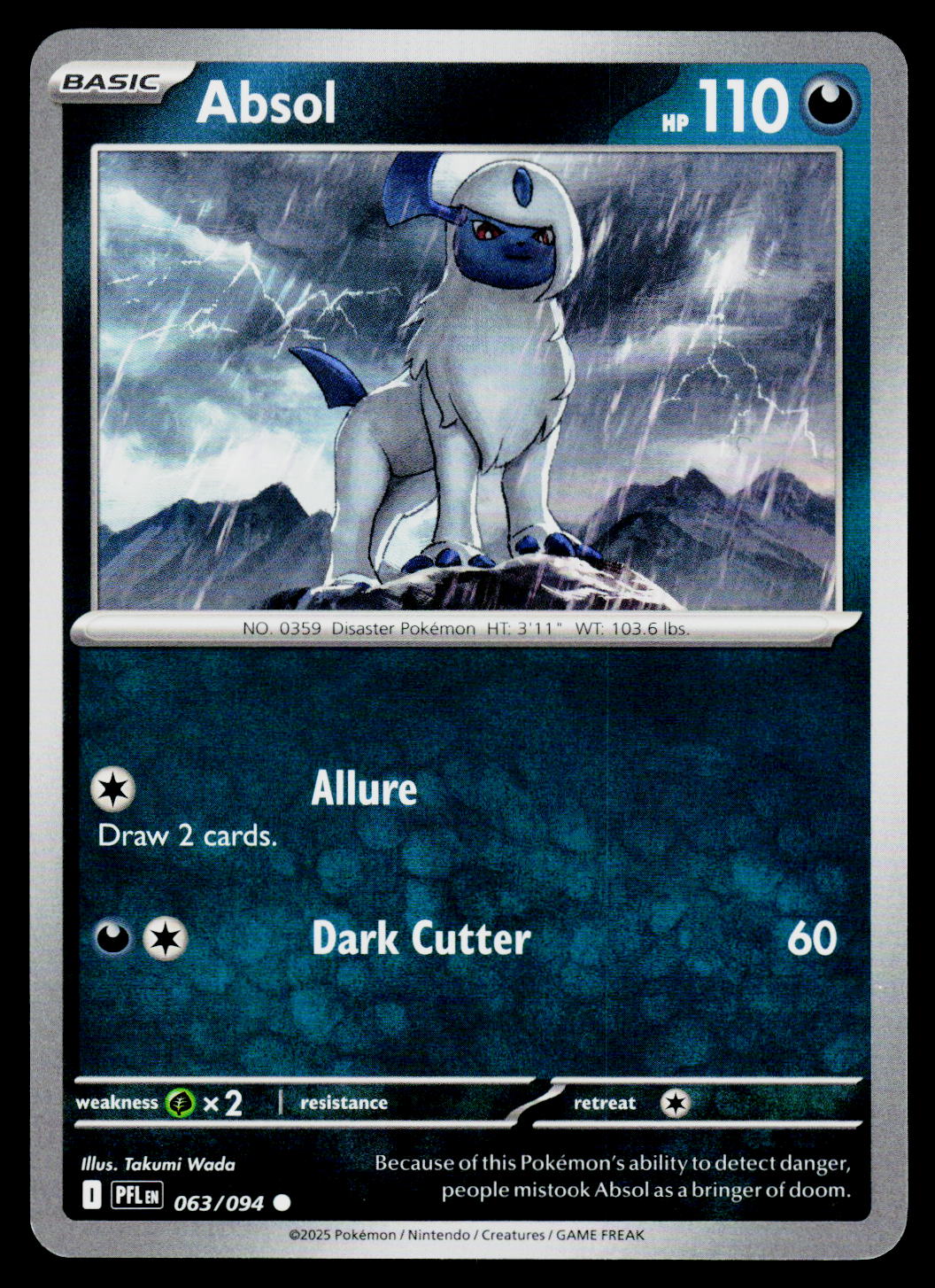 ME02: Phantasmal Flames #063/094 Absol