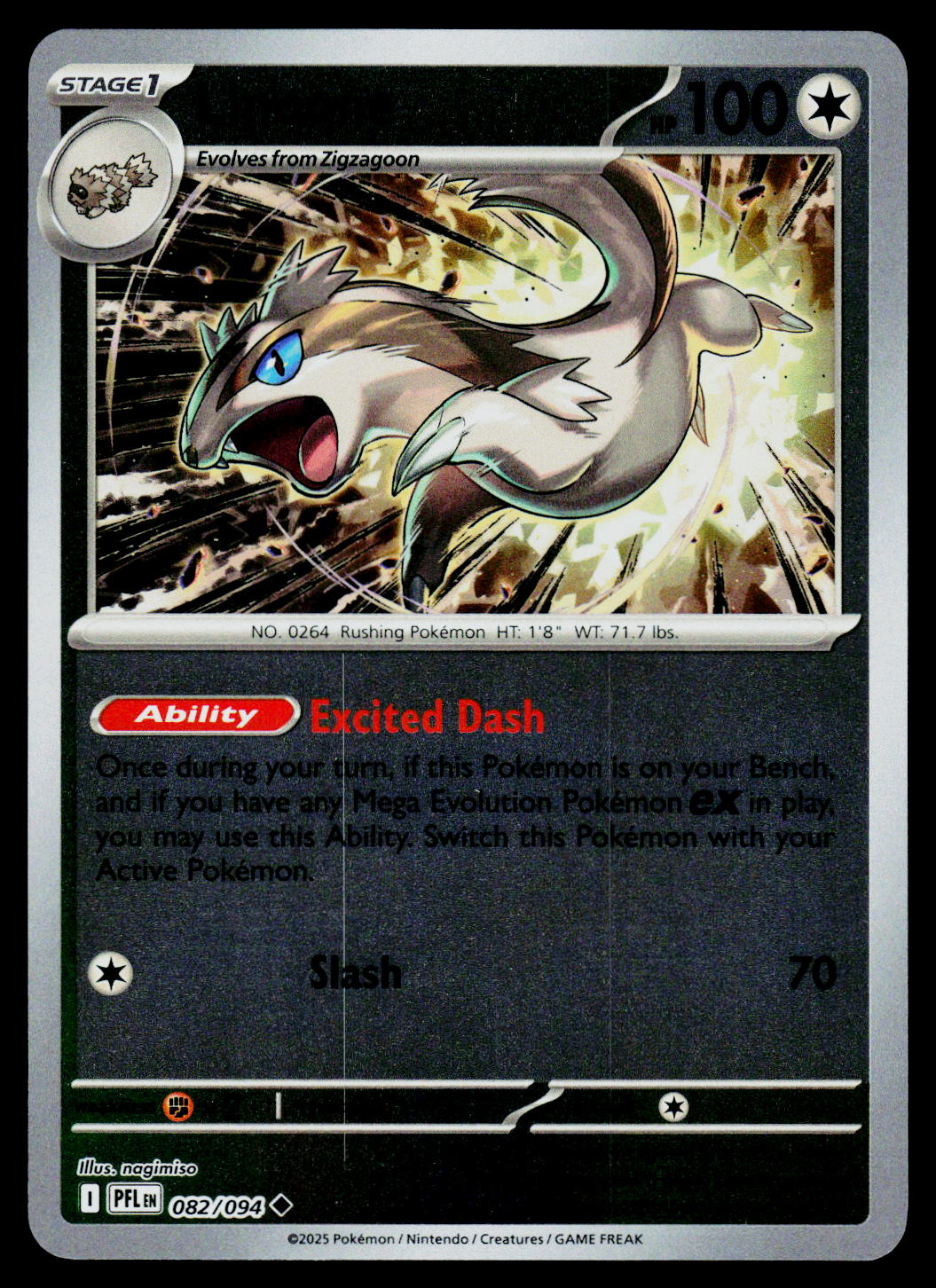 ME02: Phantasmal Flames #082/094 Linoone