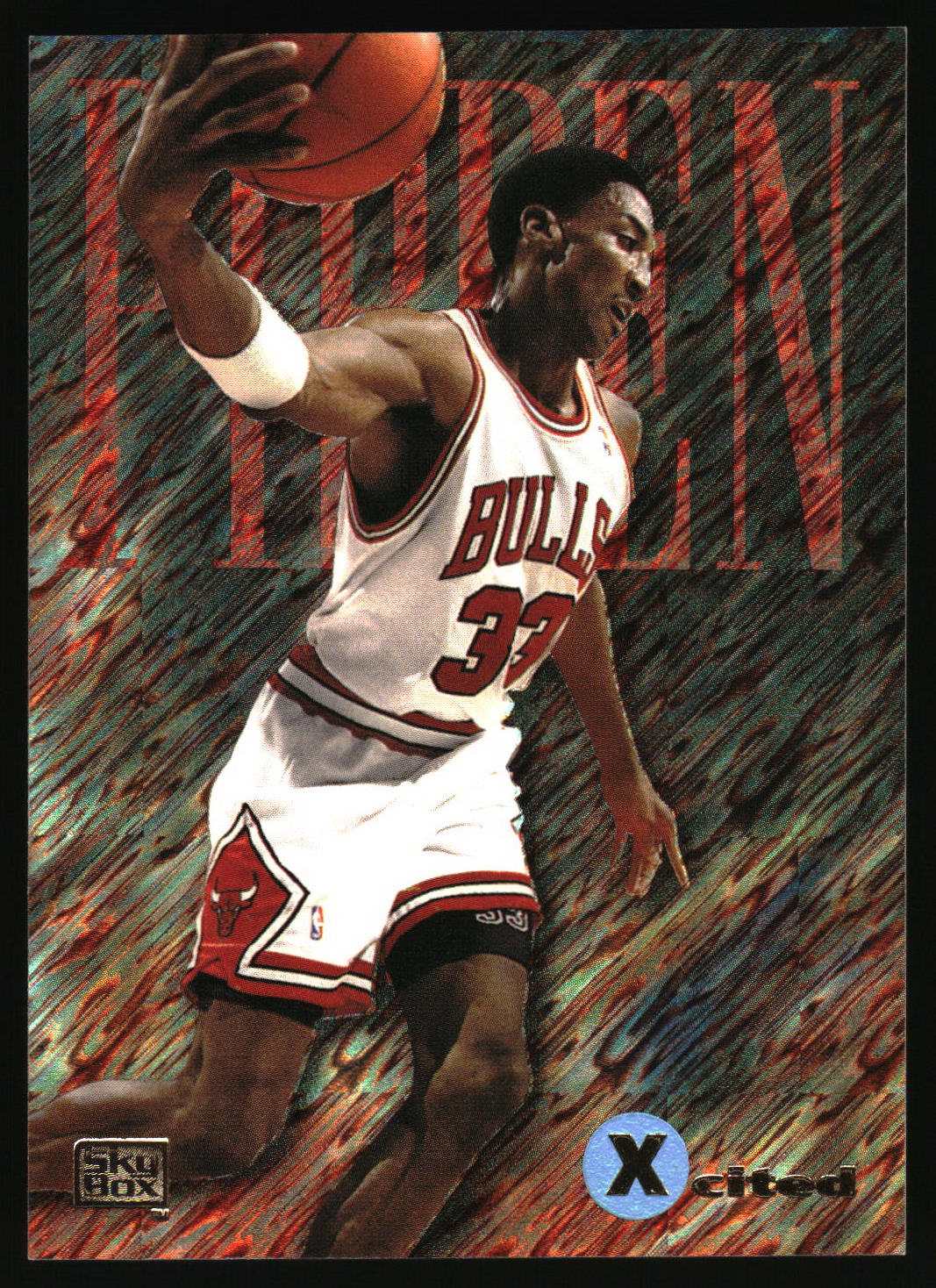 1994-95 SkyBox E-Motion #13 Scottie Pippen Motion - X-Cited