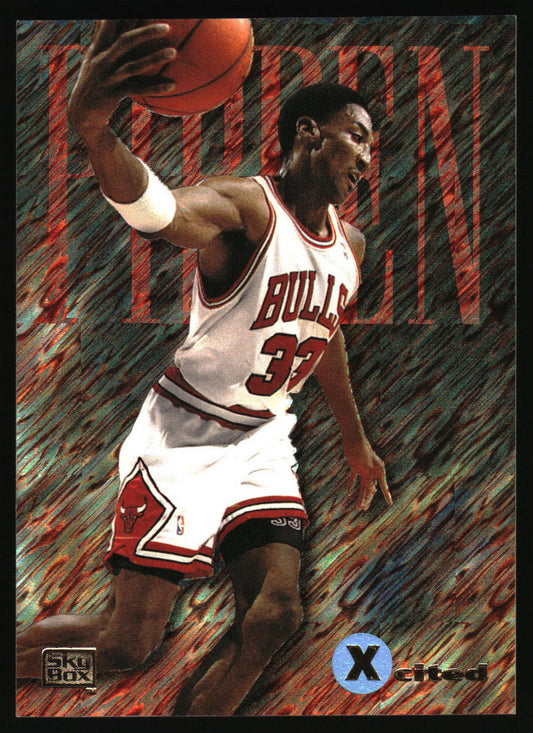 1994-95 SkyBox E-Motion #13 Scottie Pippen Motion - X-Cited