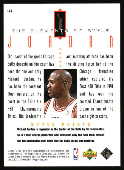1998 Upper Deck Living Legend #124 Michael Jordan