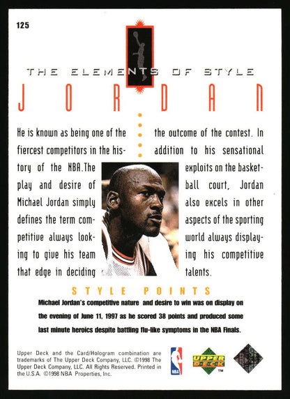 1998 Upper Deck Living Legend #125 Michael Jordan