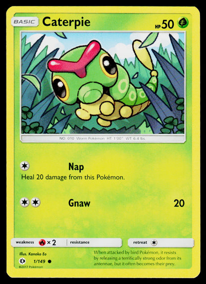 SM Base Set #1/149 Caterpie