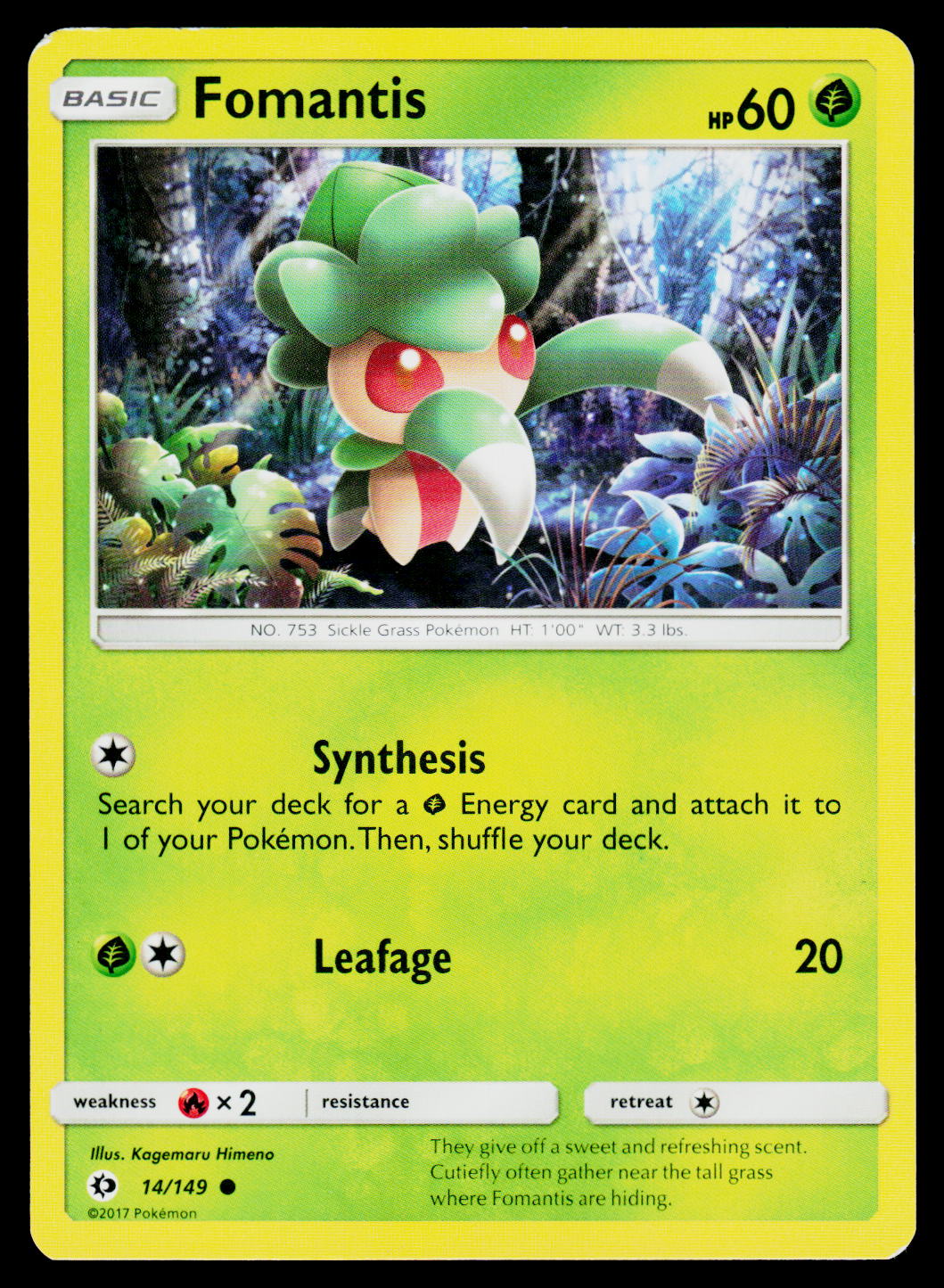 SM Base Set #14/149 Fomantis