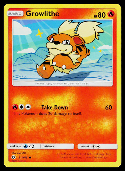 SM Base Set #21/149 Growlithe